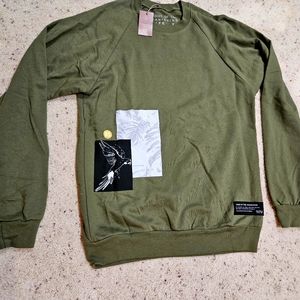 SWEATSHIRT  ECO FRIENDLY ORGANIC COTTON SIZE XS NWT  VOICE OF THE VANISHING